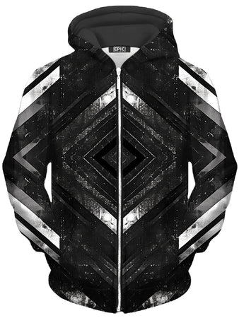 iEDM - Fractured Core Unisex Zip-Up Hoodie