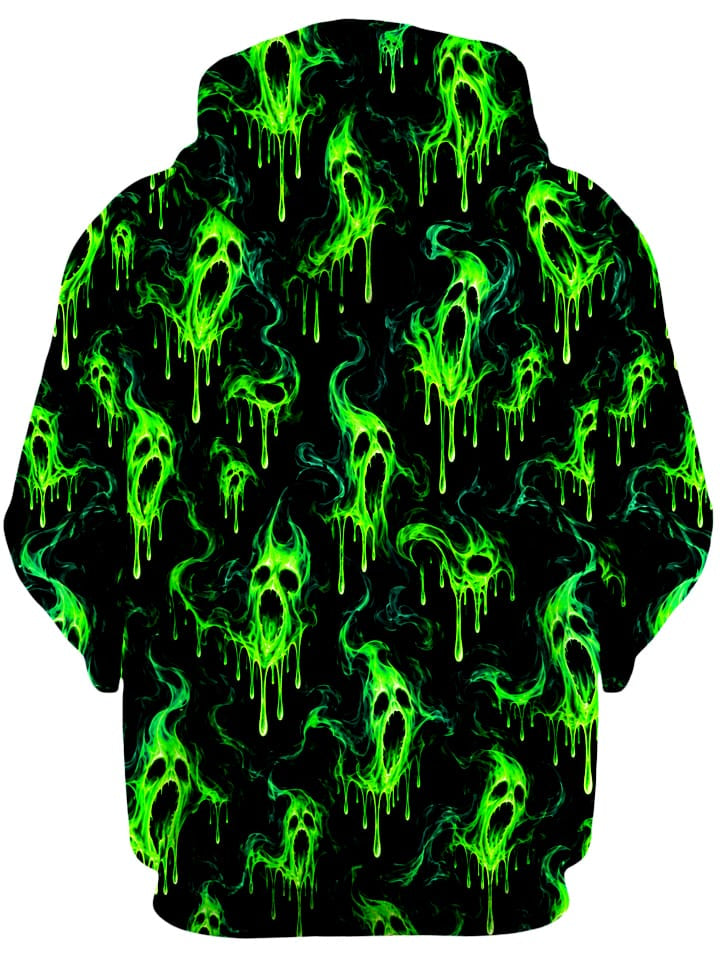 Ghost Drip Unisex Zip-Up Hoodie