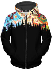 Night Sky Unisex Zip-Up Hoodie
