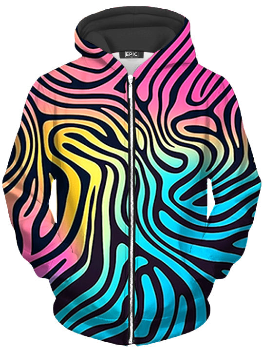 Hypnotica Unisex Zip-Up Hoodie