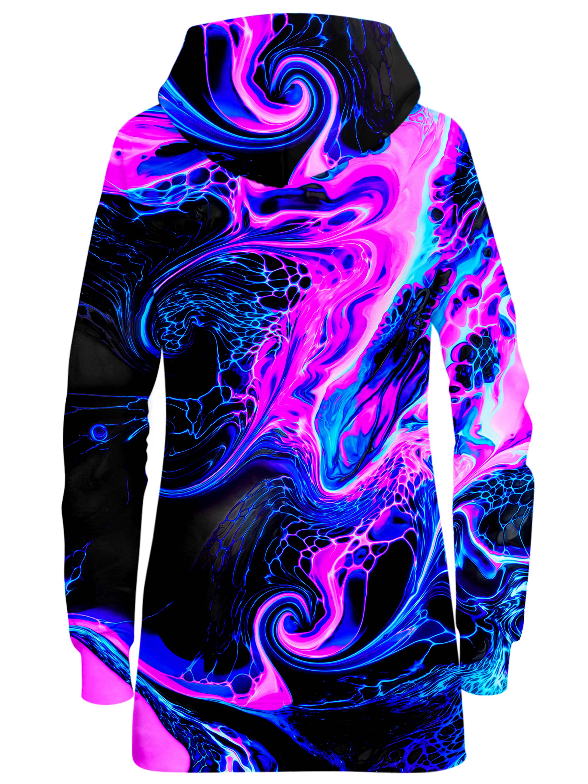 Liquid Ghost Hoodie Dress