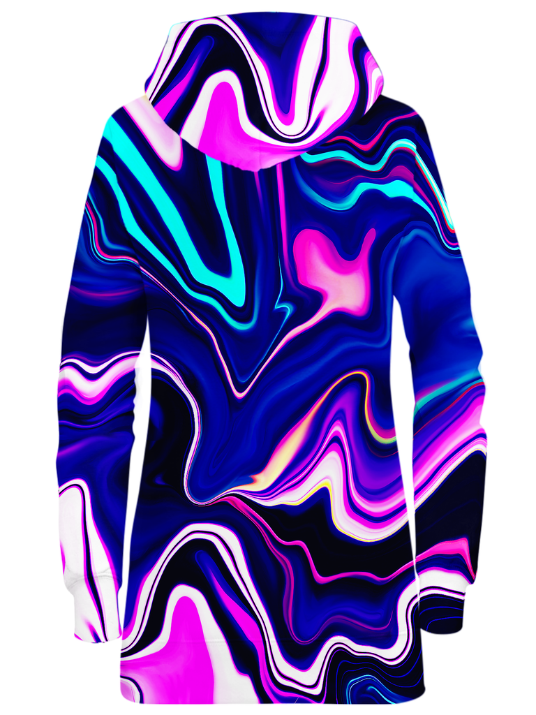 Electric Night Light Hoodie Dress