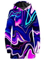 Electric Night Light Hoodie Dress