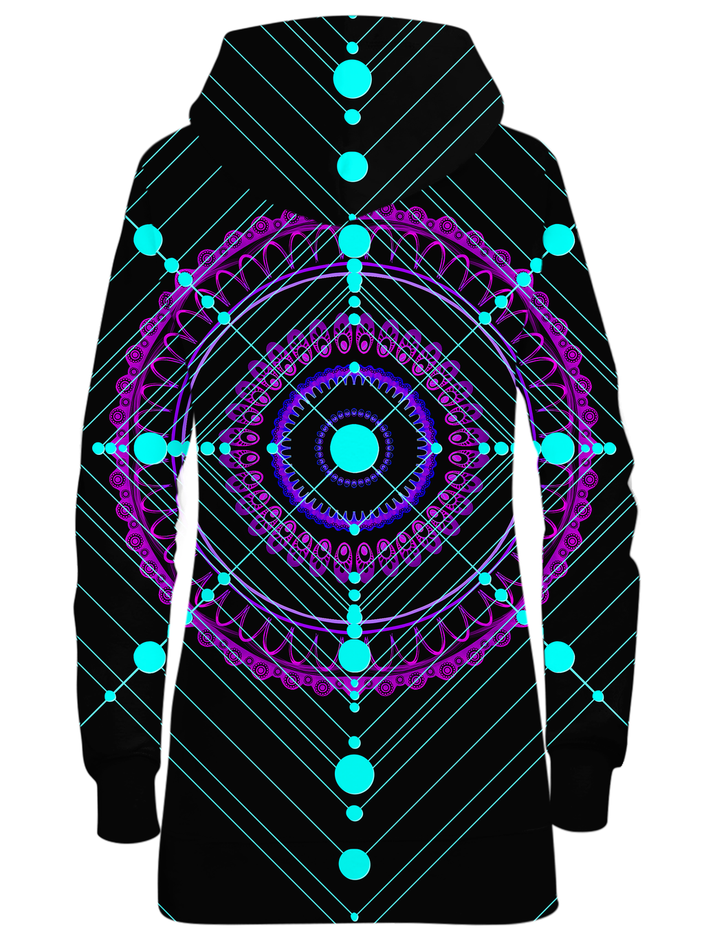 Sacred Geo Hoodie Dress Noctum X Truth Epic Hoodie
