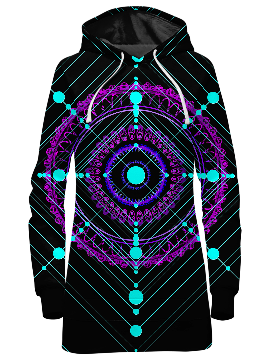 Sacred Geo Hoodie Dress Noctum X Truth Epic Hoodie