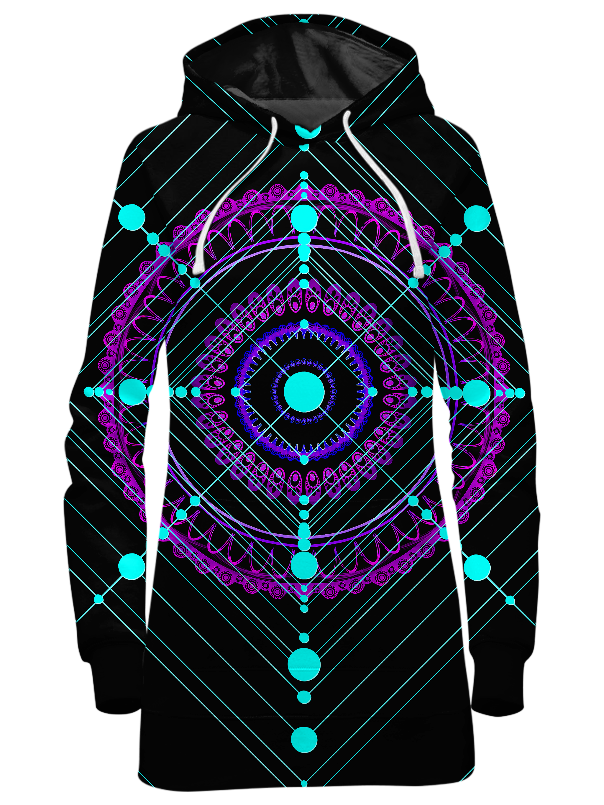 Sacred Geo Hoodie Dress Noctum X Truth Epic Hoodie
