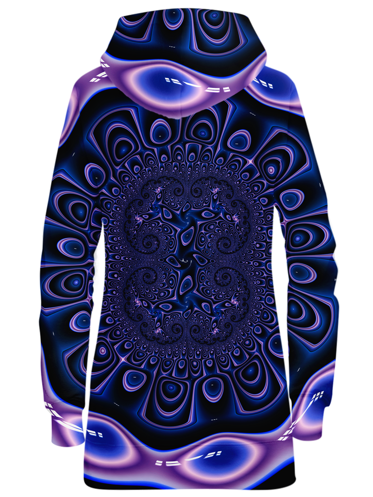 Vivid Warp Hoodie Dress