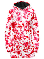 White Blood Print Hoodie Dress Nakari Studios Epic Hoodie