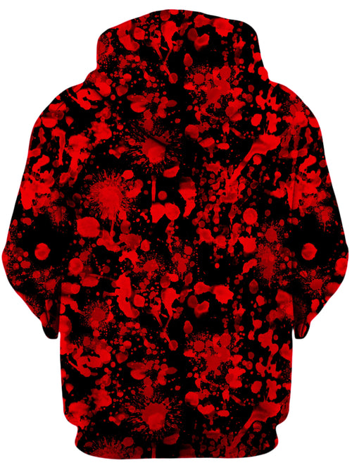 Bloody Black Unisex Zip-Up Hoodie Nakari Studios Epic Hoodie