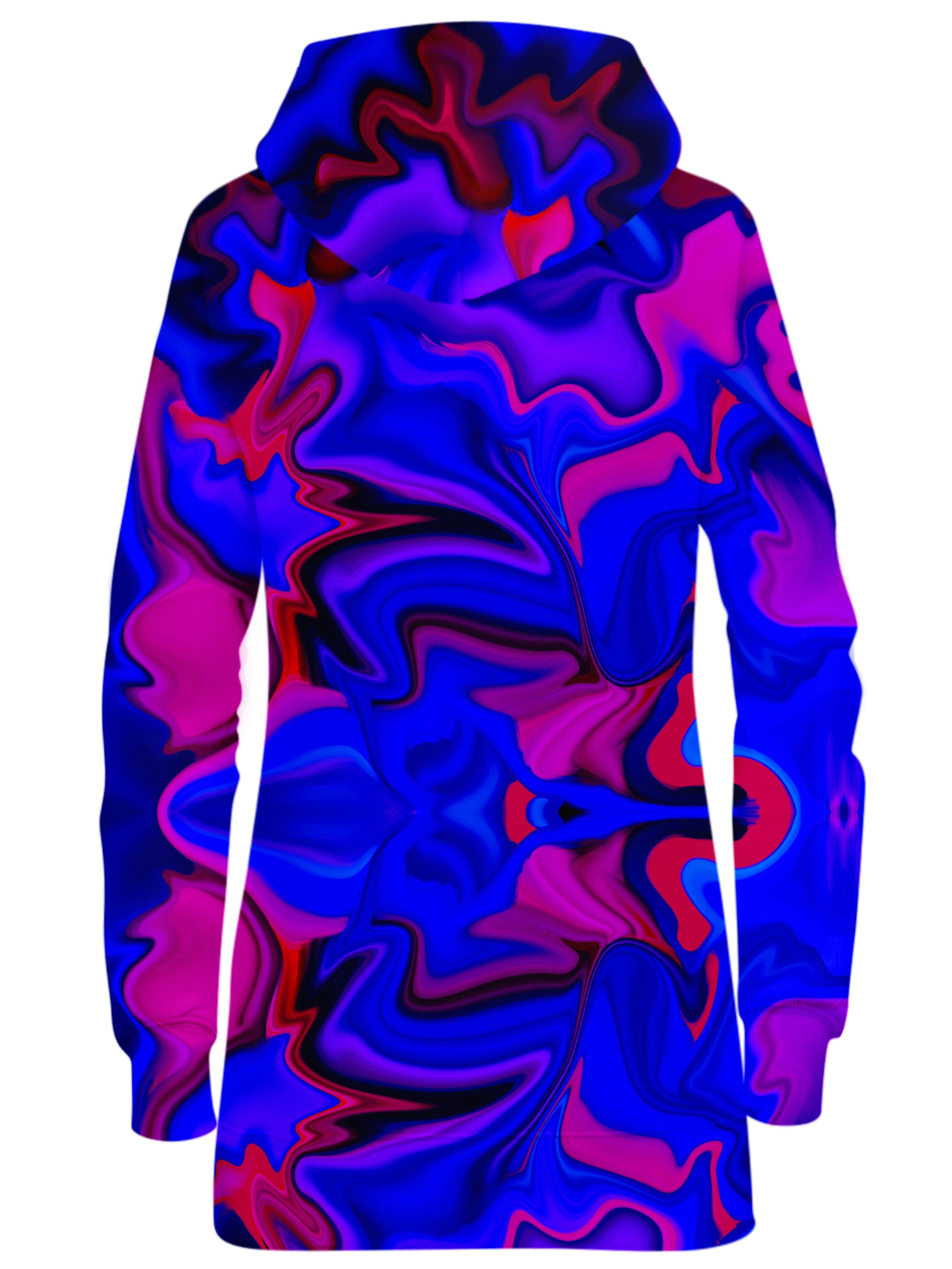 Paint Pour Hoodie Dress