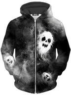Phantom Mist Unisex Zip-Up Hoodie iEDM Epic Hoodie