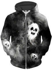 Phantom Mist Unisex Zip-Up Hoodie