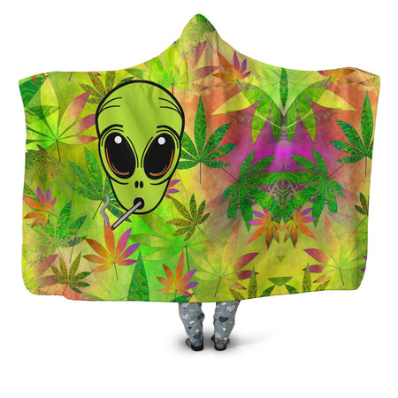 Technodrome - Alien Weed Hooded Blanket
