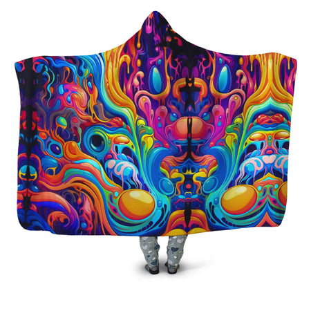 Psychedelic Pourhouse - Kandi Swirl Hooded Blanket