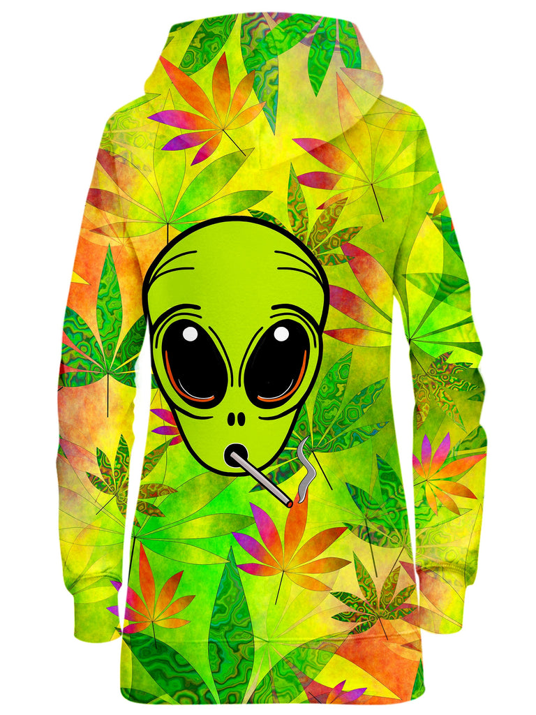 Alien Weed Hoodie Dress