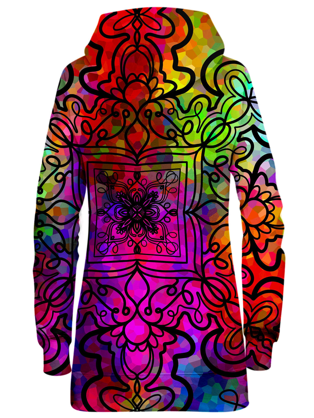 Ornate on Plasma Hoodie Dress