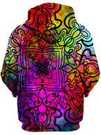 Ornate on Plasma Unisex Zip-Up Hoodie Sartoris Art Epic Hoodie