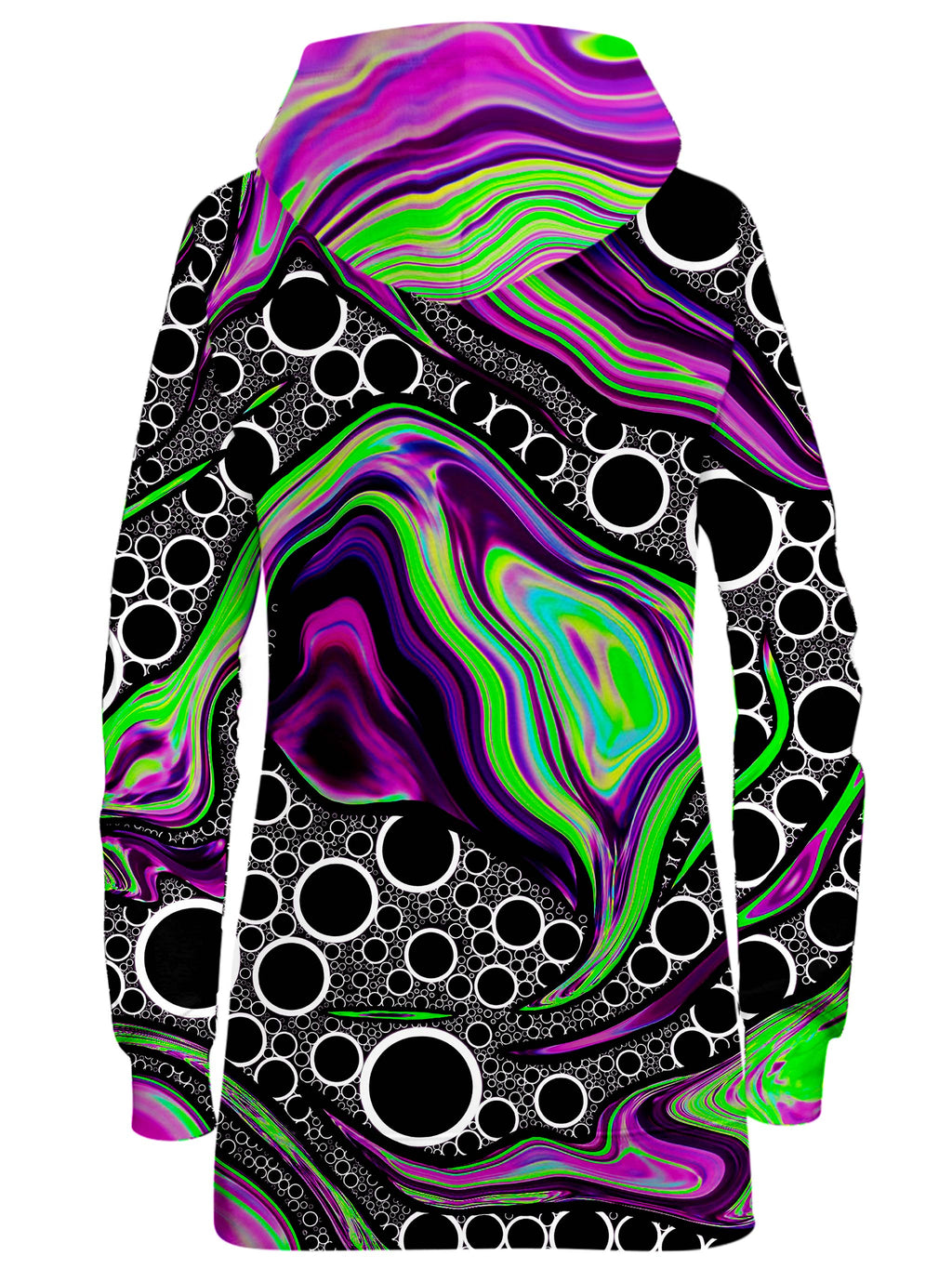 Purple Vision Hoodie Dress