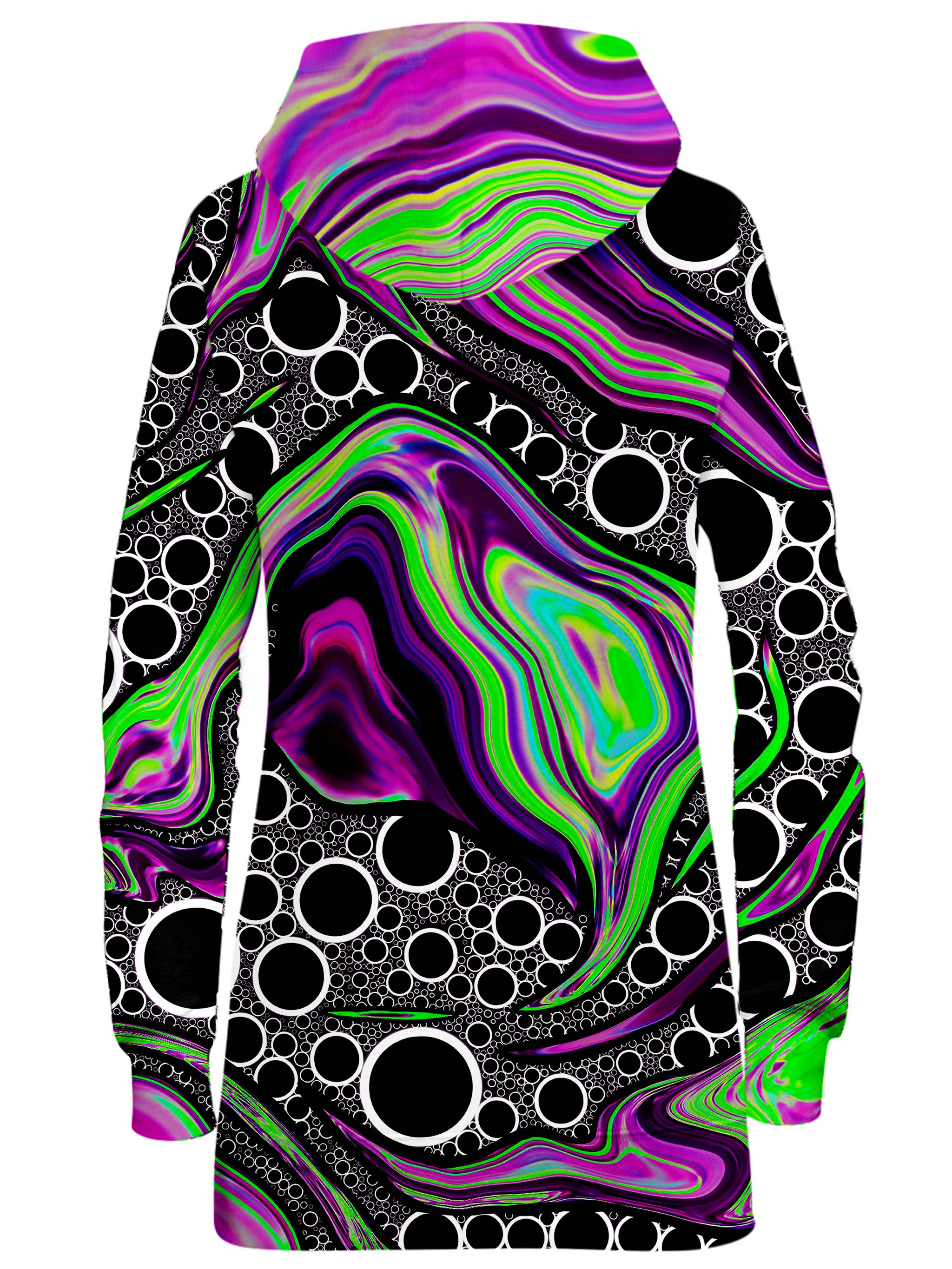 Purple Vision Hoodie Dress