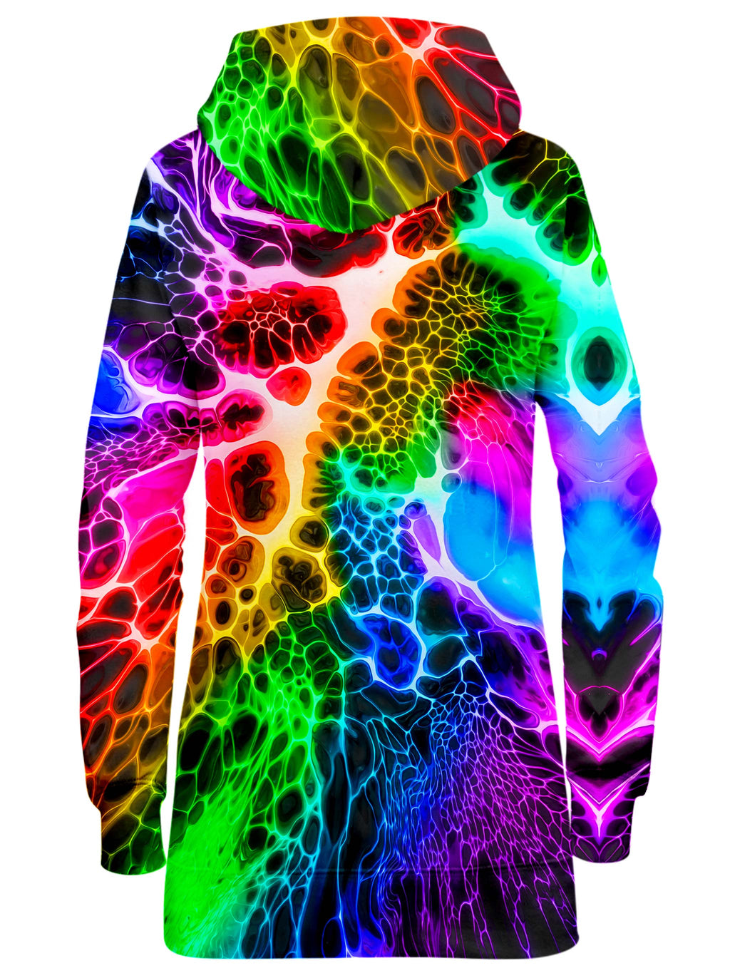 Rainbow Reef Hoodie Dress