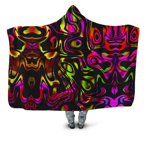 Color Evolution Hooded Blanket Sartoris Art Epic Hoodie