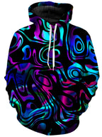 Dynamic Blues Unisex Hoodie Sartoris Art Epic Hoodie