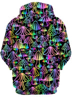Magic Mushroom Unisex Zip-Up Hoodie Sartoris Art Epic Hoodie