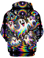 Spectral Drift Unisex Zip-Up Hoodie