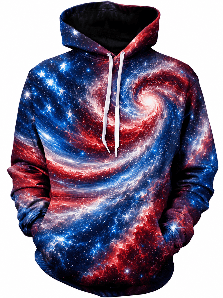 iEDM - Star Spangled Spiral Unisex Hoodie