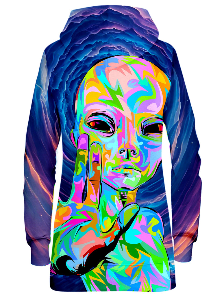 I Come in Peace Hoodie Dress