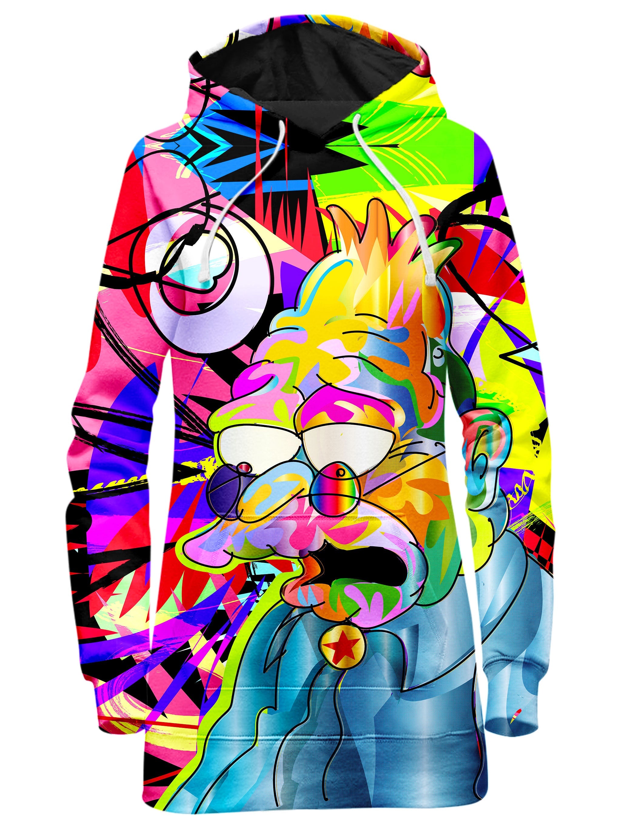 Took Too Much Hoodie Dress Technodrome Epic Hoodie