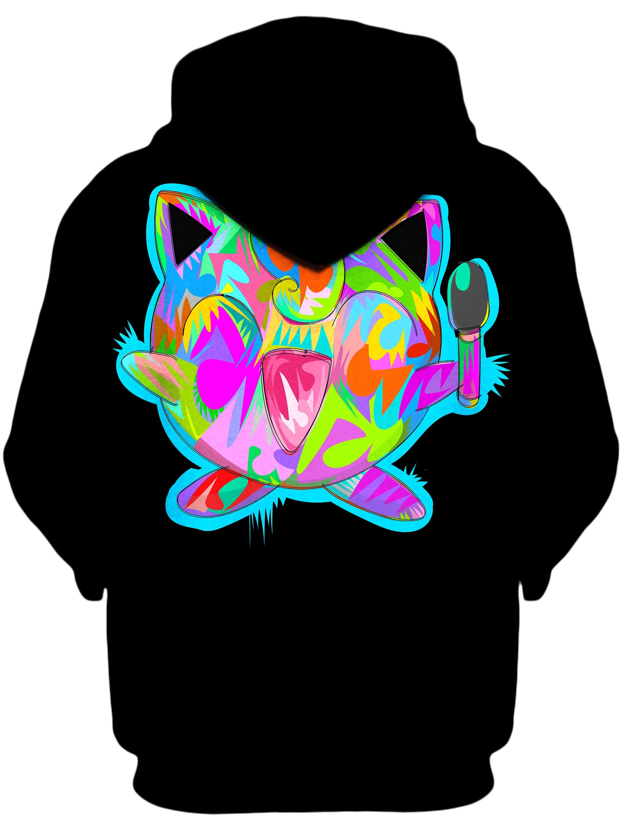 Jiggly Black Unisex Hoodie