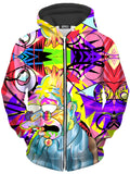 Took Too Much Unisex Zip-Up Hoodie Technodrome Epic Hoodie