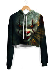 We All Float Fleece Crop Hoodie