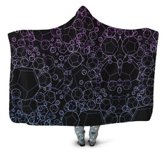 Dodecahedron Madness Cold Hooded Blanket