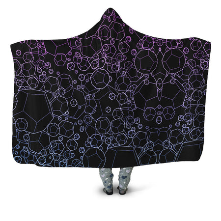 Yantrart Design - Dodecahedron Madness Cold Hooded Blanket
