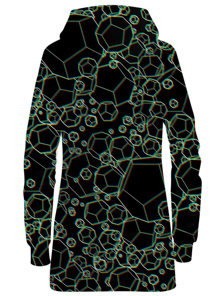 Dodecahedron Madness Glitch Hoodie Dress