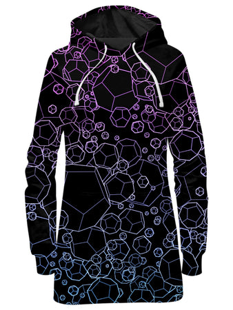 Yantrart Design - Dodecahedron Madness Cold Hoodie Dress