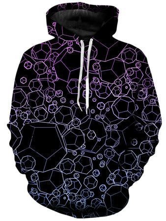 Yantrart Design - Dodecahedron Madness Cold Unisex Hoodie