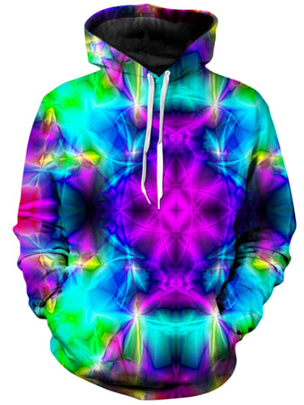 Yantrart Design - Psyched Mixed Dimension Unisex Hoodie