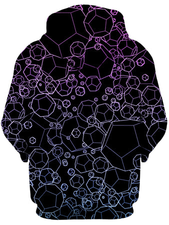 Yantrart Design - Dodecahedron Madness Cold Unisex Zip-Up Hoodie