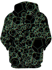 Dodecahedron Madness Glitch Unisex Zip-Up Hoodie