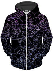 Dodecahedron Madness Cold Unisex Zip-Up Hoodie
