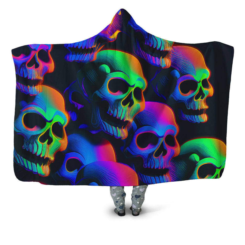 Psychedelic Nightmare Hooded Blanket iEDM Epic Hoodie