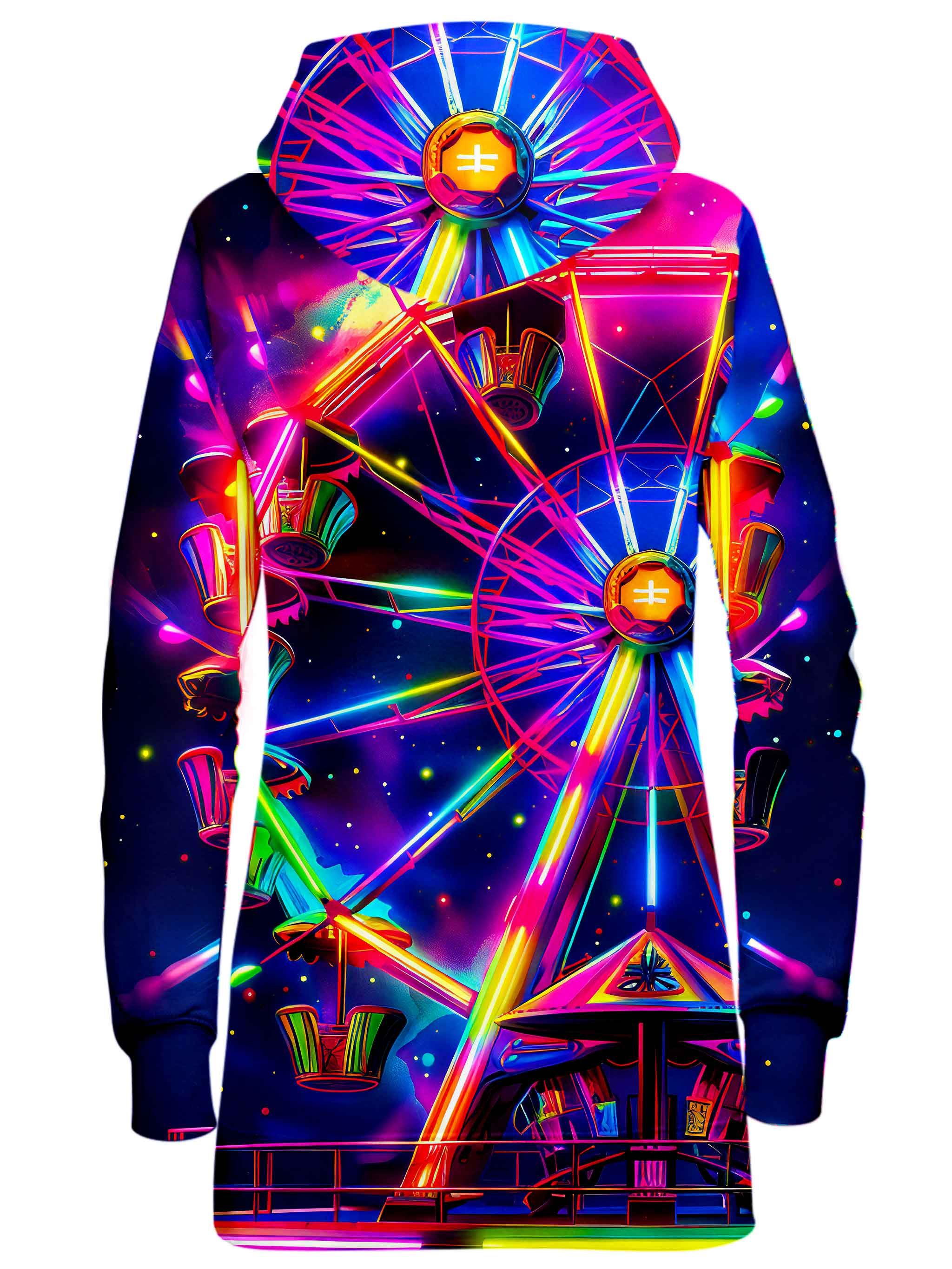 Neon Sky Hoodie Dress