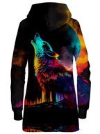 Spirit Wolf Hoodie Dress iEDM Epic Hoodie