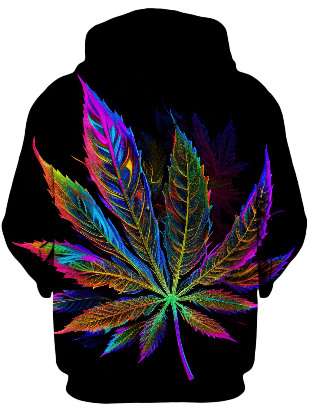 Blacklight Weed Unisex Hoodie iEDM Epic Hoodie