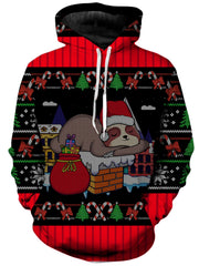 Santa Sloth Unisex Hoodie