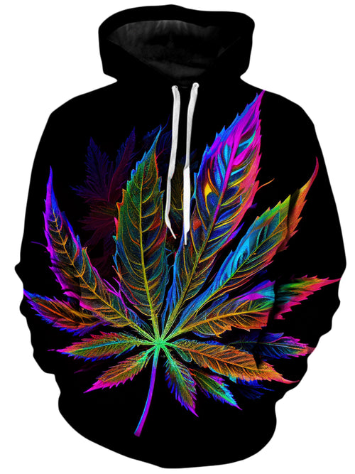 Blacklight Weed Unisex Hoodie iEDM Epic Hoodie