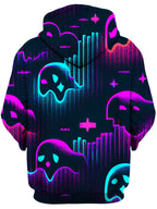 Ghost Melt Unisex Zip-Up Hoodie iEDM Epic Hoodie